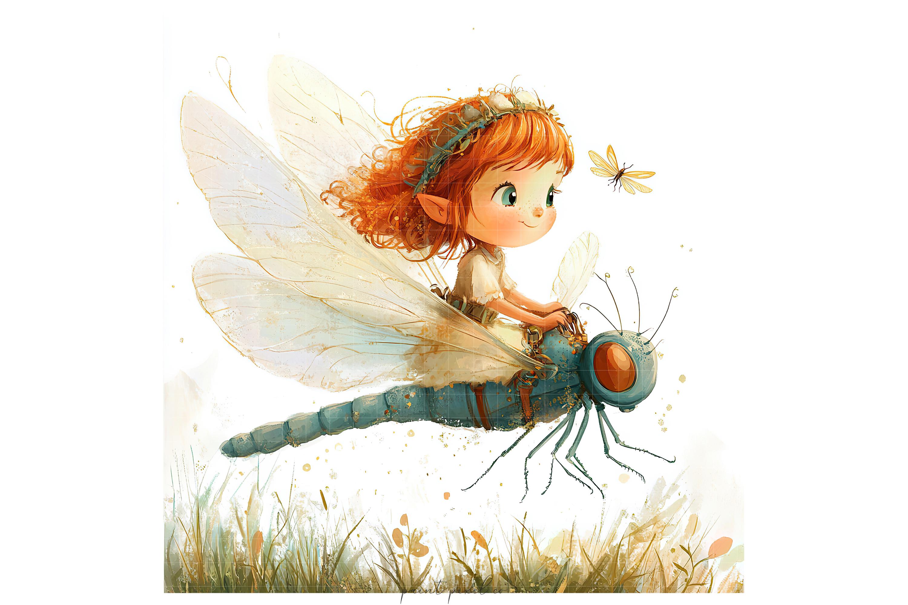 Spring Fairy Reuben Spring Fairies Clipart Enchanting Spring Fairy Whimsical Printable ...