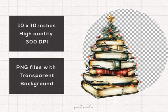Tenare 30 Pezzi Ornamenti Albero Di Natale A Forma Di Libro – Acrilico Rosso E Verde, Per Amanti Della Lettura