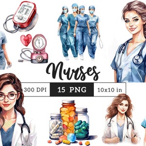 看護師のクリップアート PNG 医療緊急看護師 クリップアート PNG 看護医師病院ヘルスケア昇華転写 Tシャツ カード作成ジャーナル
