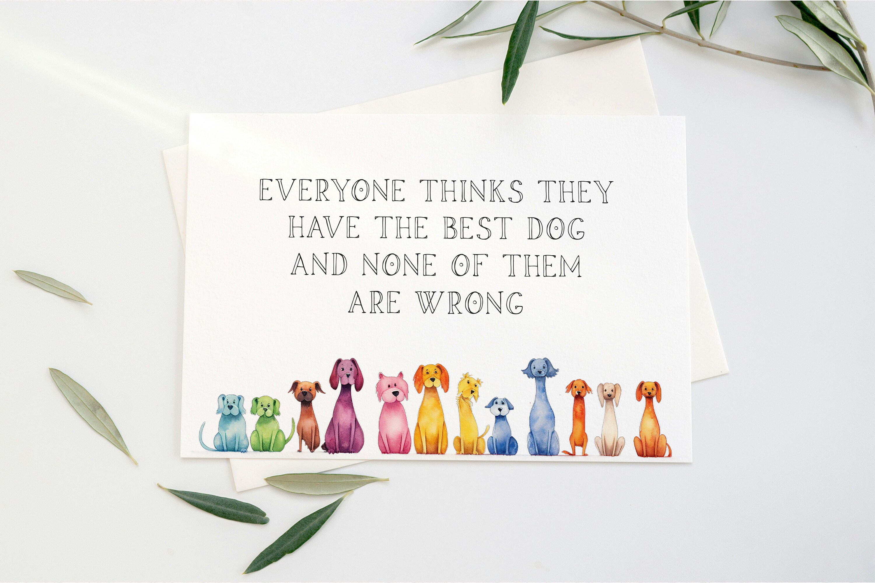 Whimsical Dogs Clipart PNG Bundle Watercolor Quirky Puppies Whimsy ...