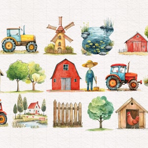 Clipart PNG de animais de fazenda peculiares: vaca, porco, cabra, ovelha, gado. Imagens para sublimação. Galinha. Gráficos divertidos. Ilustração engraçada. imagem 3