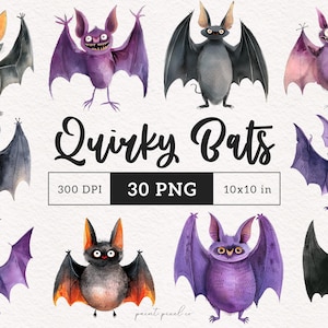 Dziwaczny nietoperz PNG Zabawny Halloween Clipart Kapryśny nietoperz Straszny Uroczy Zwierzęcy grafika Głupi sublimacyjny clipart Ilustracja kaprysu DTF Crafting