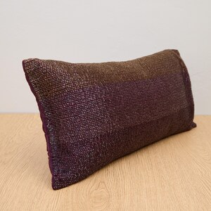 Purple Gold Throw Pillow cover Luxury Contemporary Modern Toss Pillow cover Hand Embroidered Embellished Custom Accent Personalised  kgn