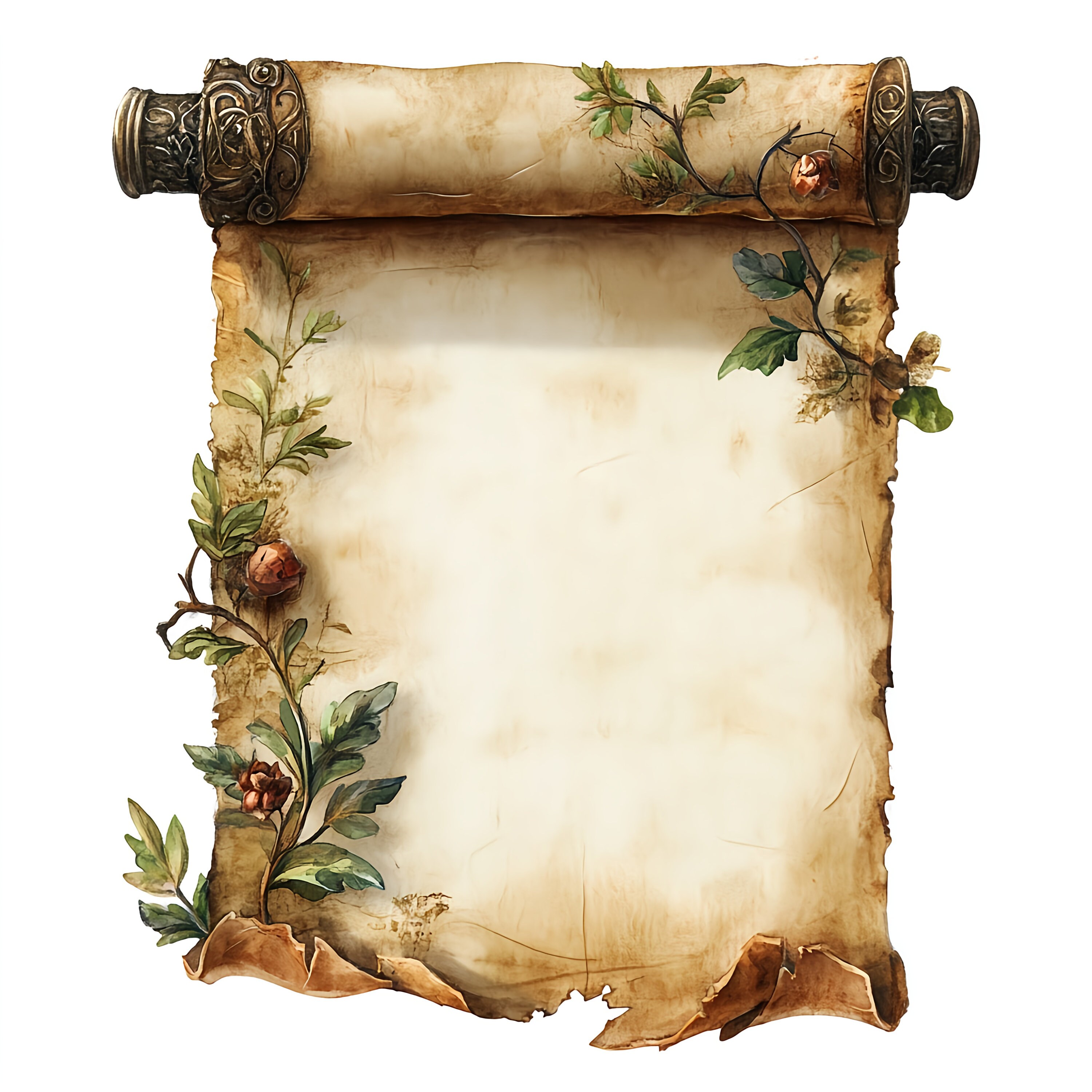 Scroll Script Print 10 Vintage Medieval Scroll Clipart, Antique Decorative Scroll, Medieval ...