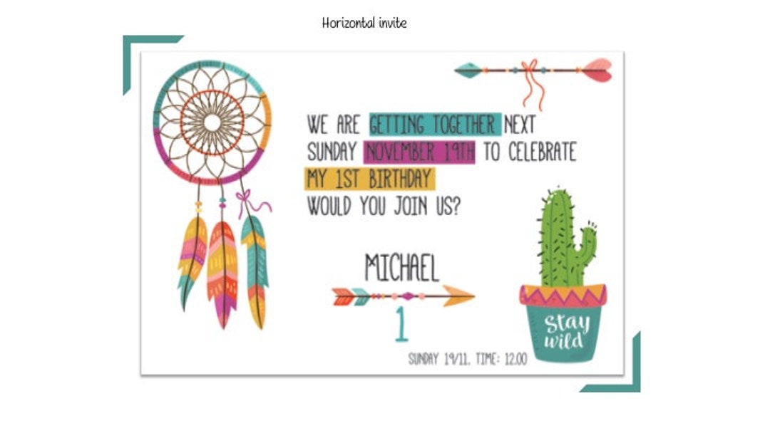 601403 Paquete Boho 1er cumpleaños - Etsy México