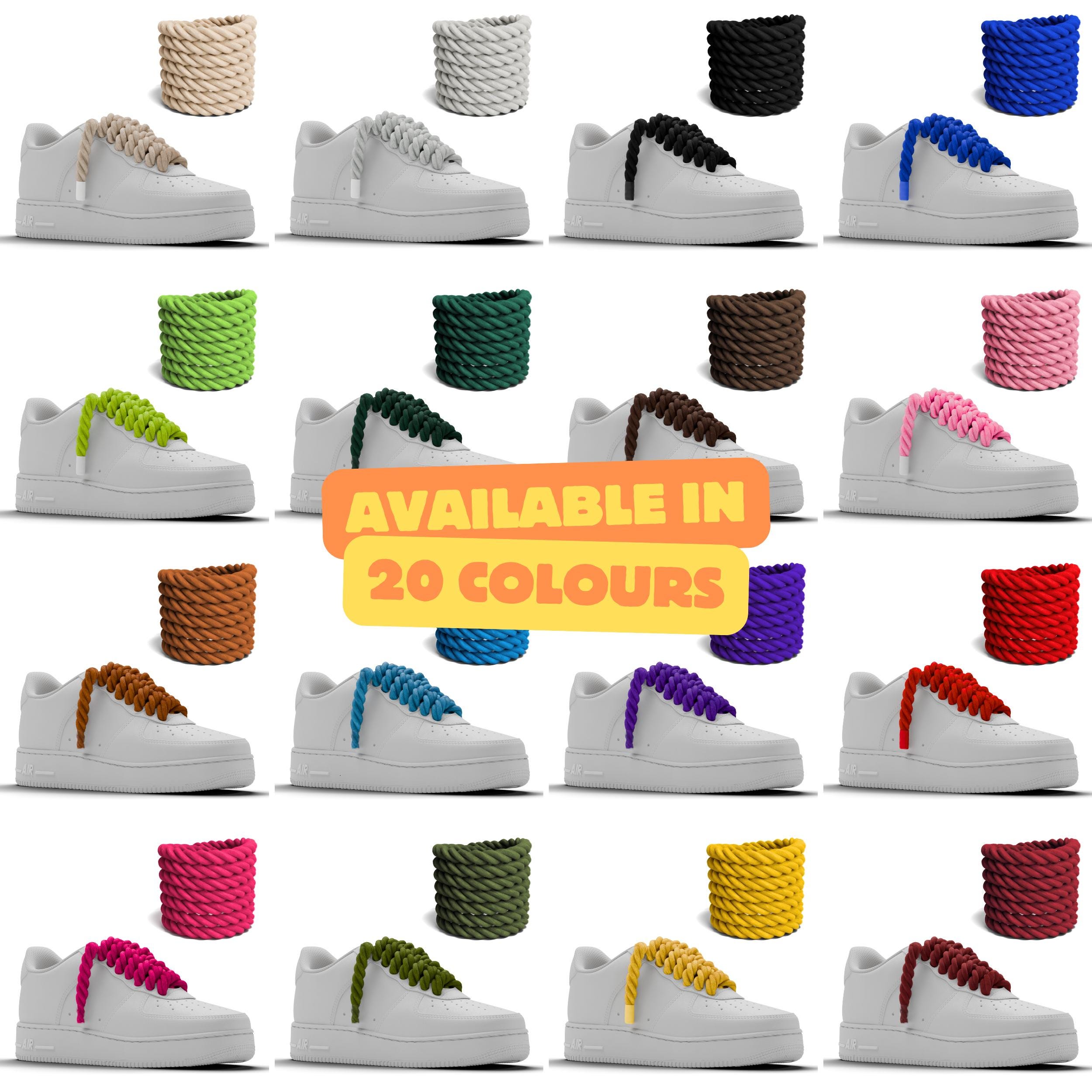 Lacci In Corda Personalizzati Per Nike Air Force 1