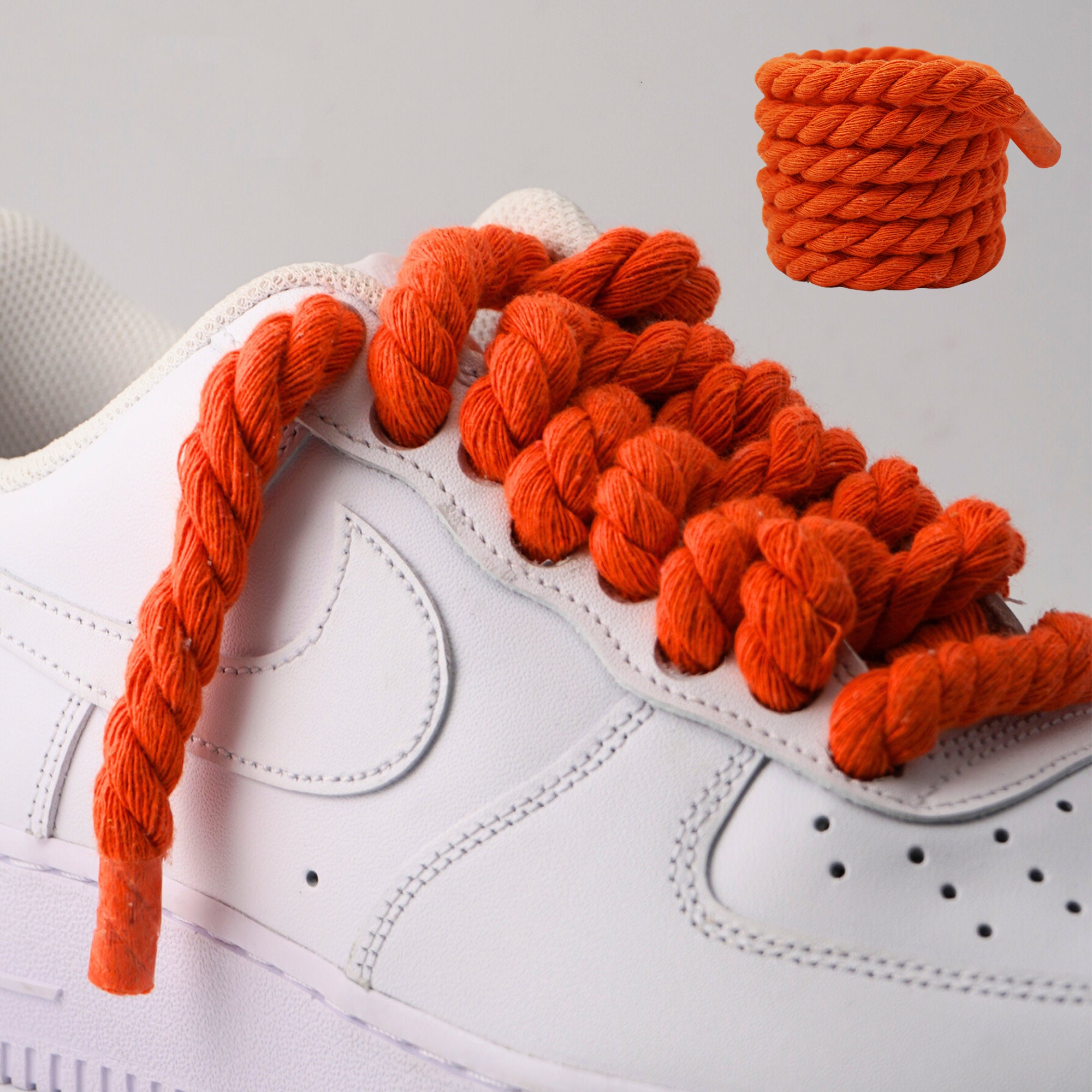Air force shop 1 orange laces