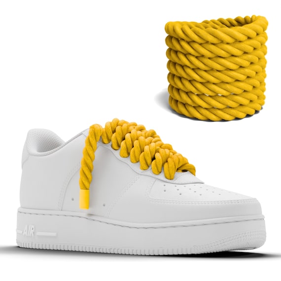 yellow nike shoelaces