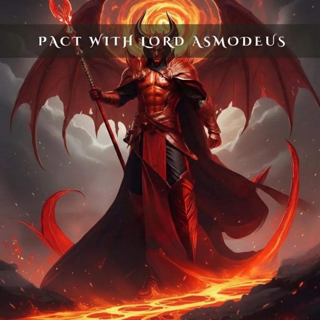 Asmodeus Ritual Lord Asmodeus Pact Ritual: Ultimate Desire, Luck & Personal Power - Etsy