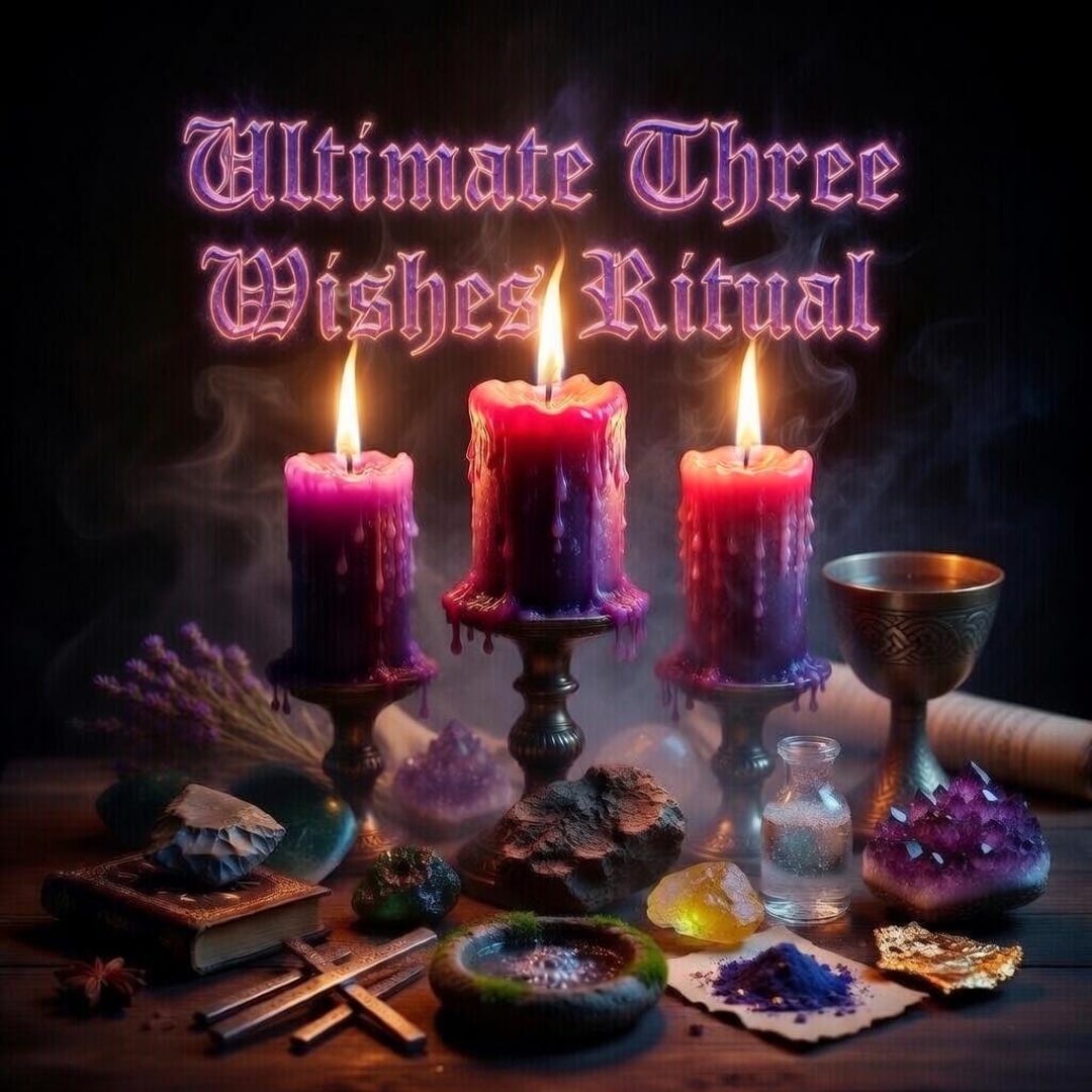 Wishes Ritual Ultimate Three Wishes Ritual – Powerful Manifestation Spell, Primal ...