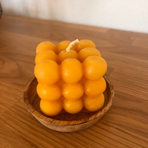 Bubble candles made of 100% beeswax