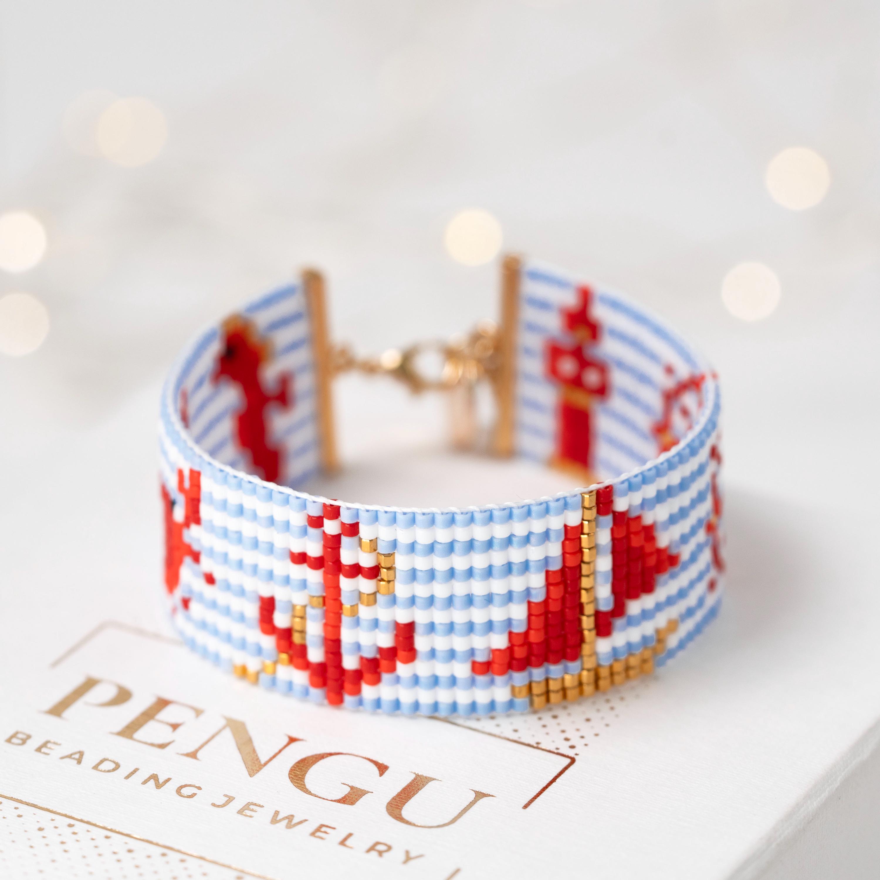 Loom band bracelet - Etsy 日本