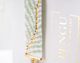 Perlen Gloria Loom Armband - Miyuki Delica Perlen Muster PB-10285