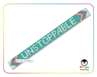 Beaded Unstoppable Loom Bracelet Bead Pattern Miyuki Beading