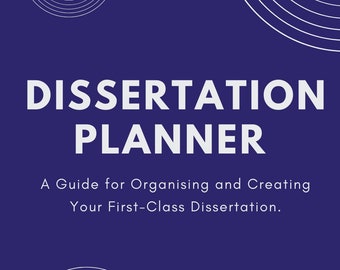 Planificador de tesis: una guía para organizar y crear su tesis de primera clase.