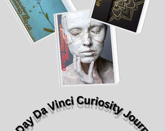 Da Vinci Curiosity-dagboek | 7-daagse werkboek creatief denken (pdf + bewerkbaar canva)