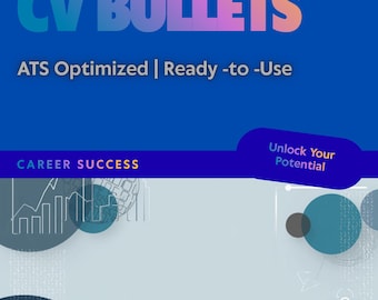 Administratierollen CV Bullet Bank | Voor ATS geoptimaliseerde opsommingstekens | Gebruiksklare carrièresjablonen | Succesvol sollicitatiegesprek