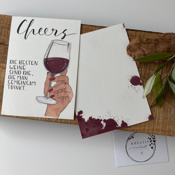 Postkarte Cheers