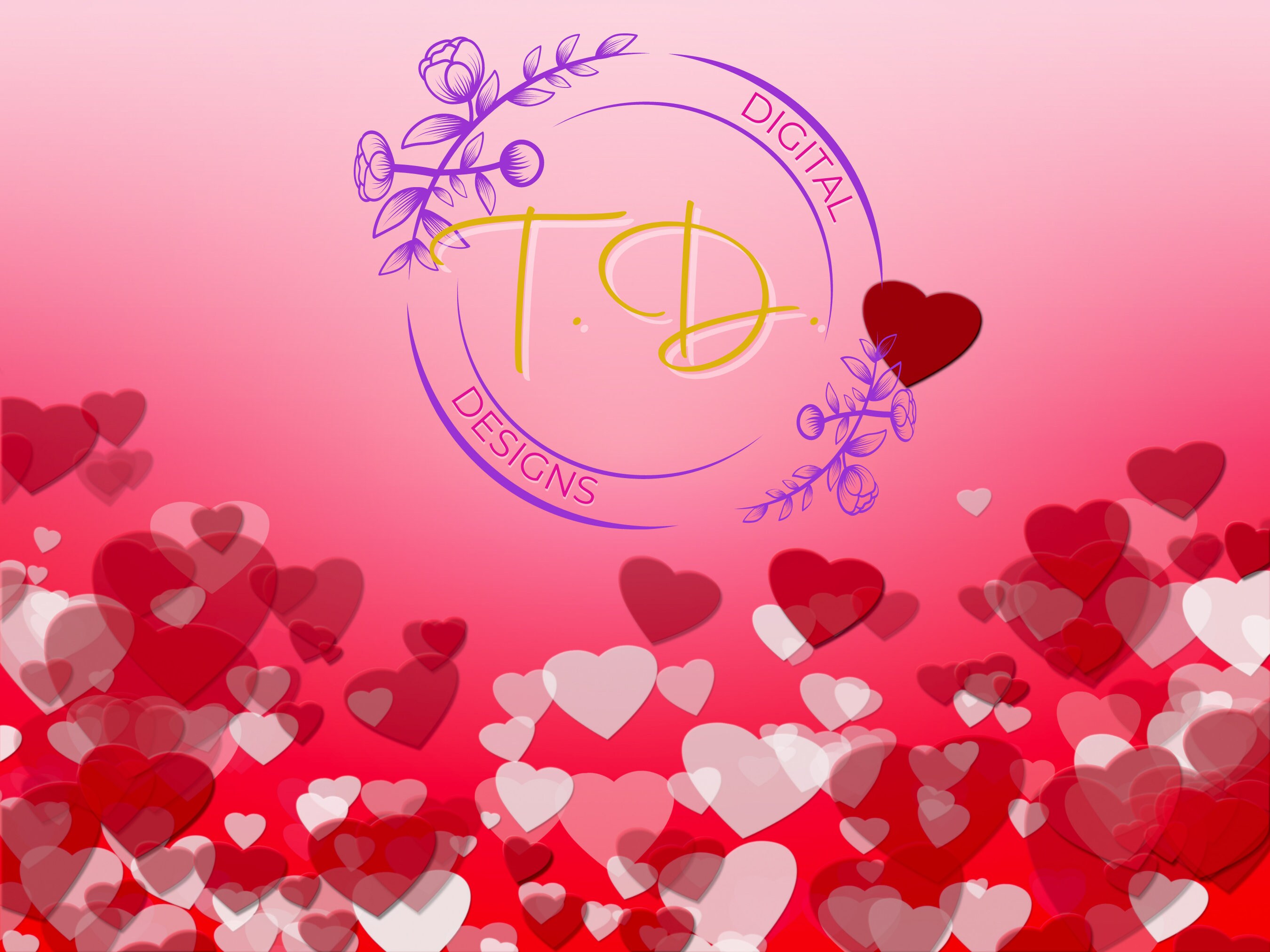 Valentine's Day Canva Frame Bundle | Perfect for Romantic Designs, Drag ...