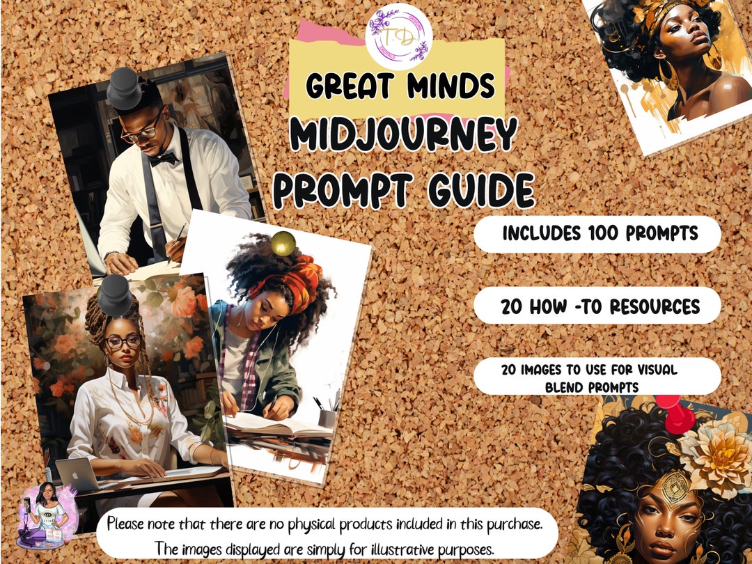 Midjourney Great Minds Prompt Guide | Ai Art | Midjourney Art |black ...