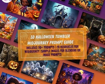 Unlock Your Creativity with Halloween Tumbler Prompt Guide | Ai Art | MidJourney Art