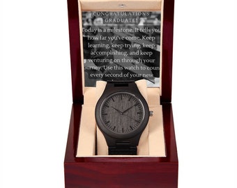 Wooden Graduate's Watch