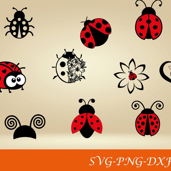 Ladybug svg, ladybug floral, ladybug girls, baby ladybug, ladybug cricut, ladybug cut file, ladybug silhouette