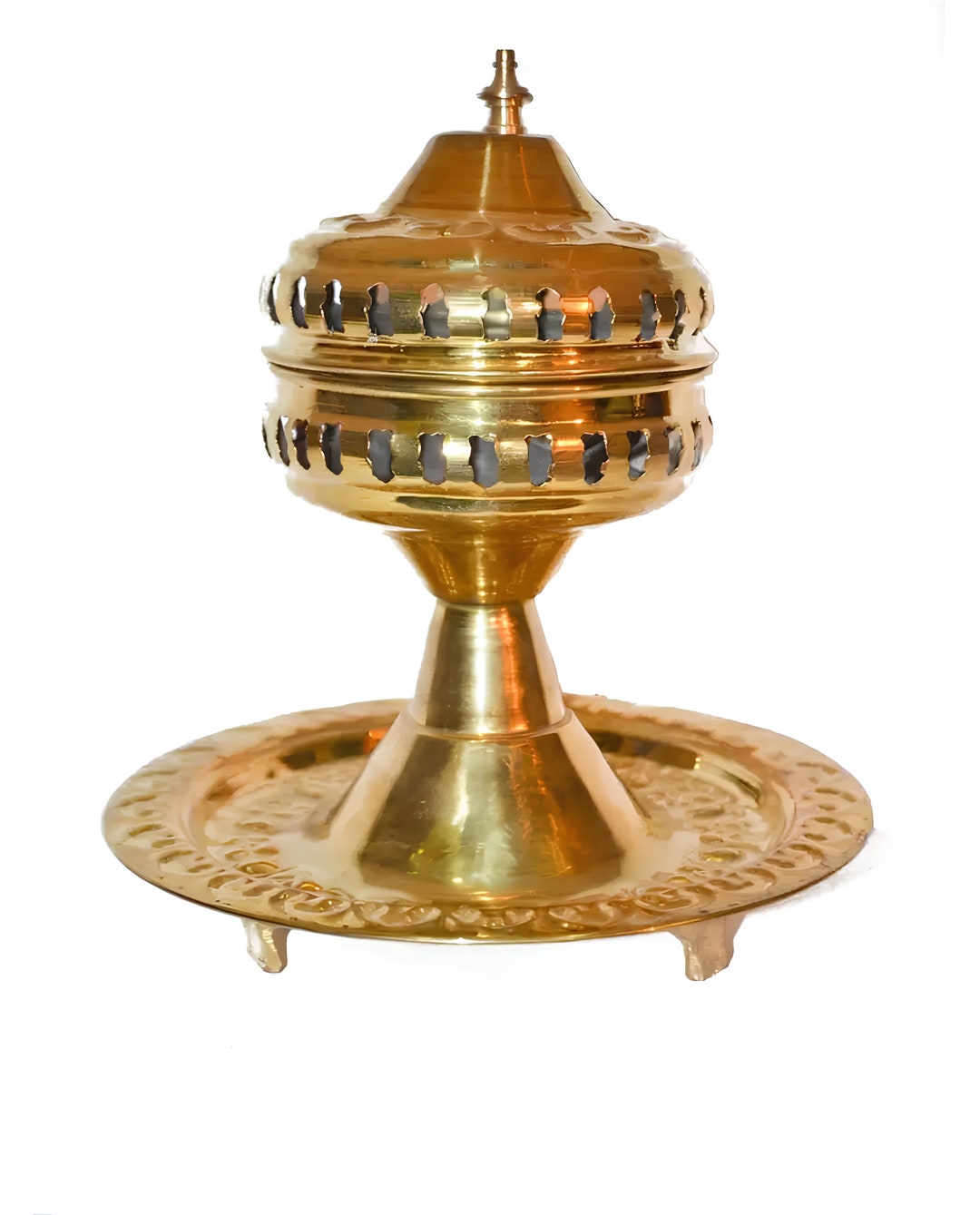 Moroccan Arabic Golden Incense Burner With Golden Metal for Etsy