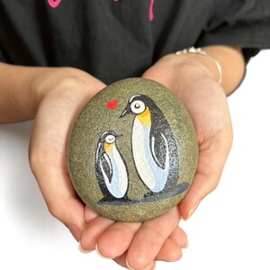 Gepersonaliseerde pinguïn 1-jarig jubileumcadeau voor vriend, 1-jarig jubileumcadeau voor vriendin, 1e verjaardagscadeau voor hem/haar