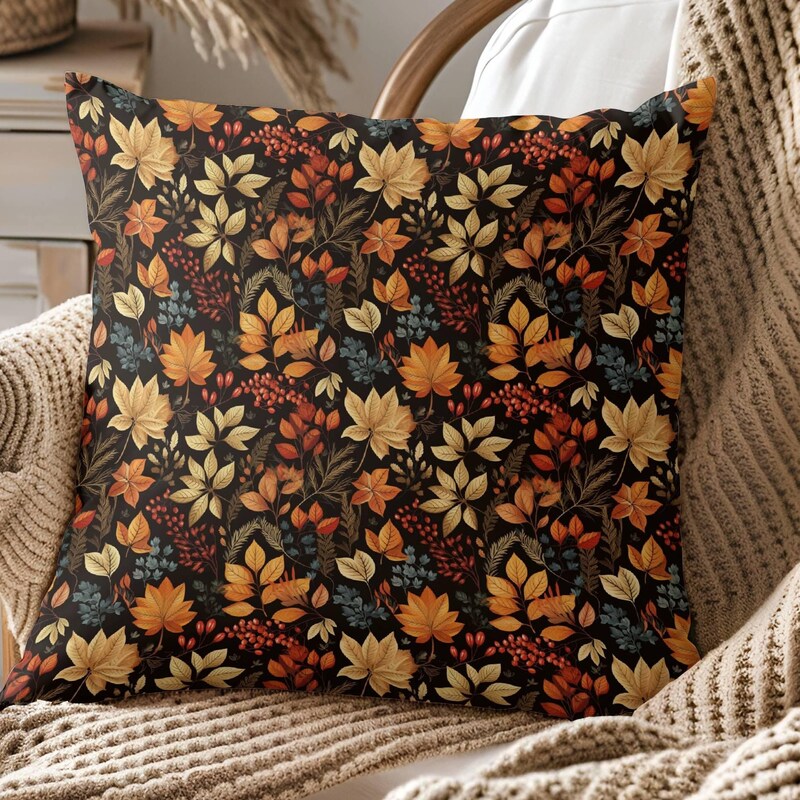 Rustic Fall Pillows Autumn Pillow Cover - Etsy