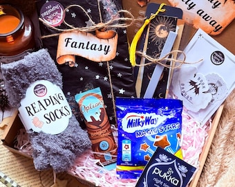YA Fantasy Book Box: Blind Date with a Book, Reading Socks & Stickers