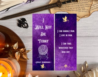 IRON FLAME Officially Licensed Bookmark | Rebecca Yarros | Xaden Riorson | Violet Sorrengail | Bookish | Fantasy | Dragons