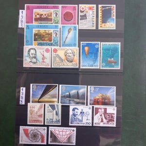41 series completas de sellos postales EUROPA CEPT. MNH