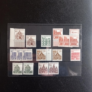 Sellos postales de Alemania de 1964 MNH y raros con números
