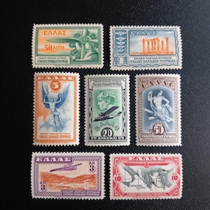 Postzegel uit Griekenland 1933 "AEROESPRESSO". Complete set. Postfrisse.