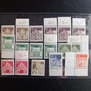 Sello postal MNH 1966 de Alemania y raro con números