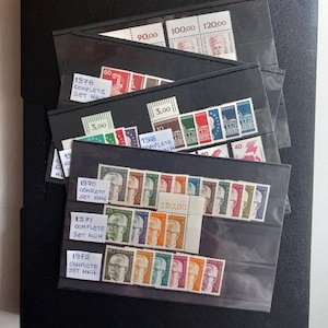16 complete set MNH from Germany