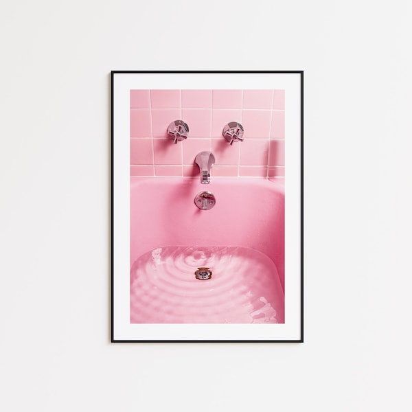 Pink Bathroom Decor - Etsy