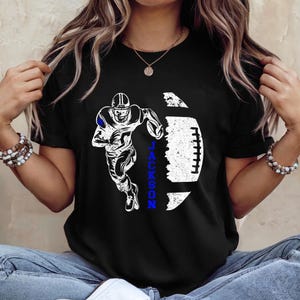 Personalized Football Shirt - Matching Football Player Tee - Adult Youth Team Name - Sports Cheerleader tshirt - Matching fan outfits