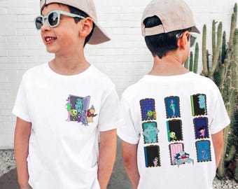 Disney Pixar’s Monsters University Shirt, Custom Mike Sulley Tee, School Spirit, Family Matching Trip Apparel