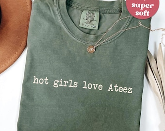 Comfort Colors Ateez Fan T-Shirt, Kpop Concert Tee