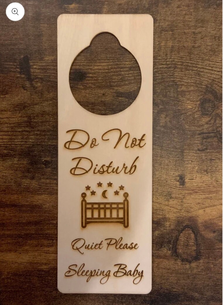 Do Not Disturb Door Sign. Custom Doorknob Signs/ Choose One or Create ...