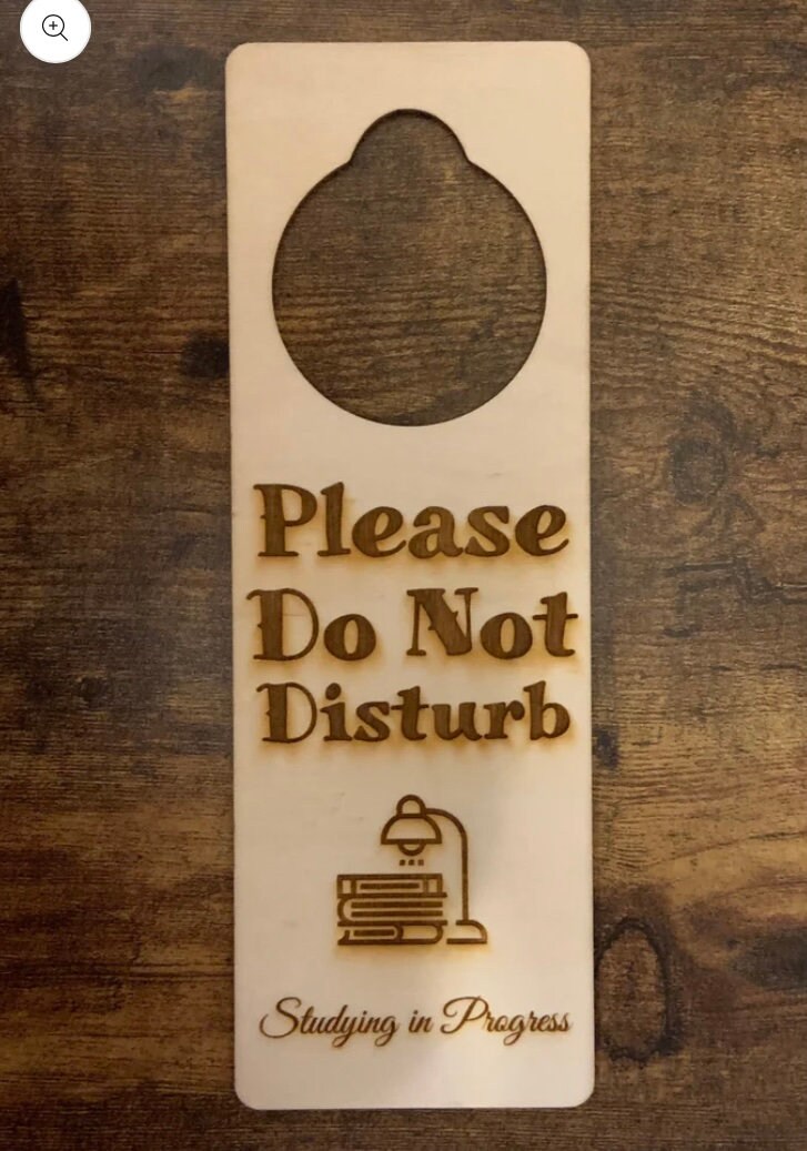 Do Not Disturb Door Sign. Custom Doorknob Signs/ Choose One or Create ...