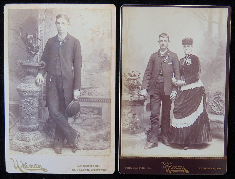 Lot of 10 Victorian Cards of Adults & Couples All St. Etsy
