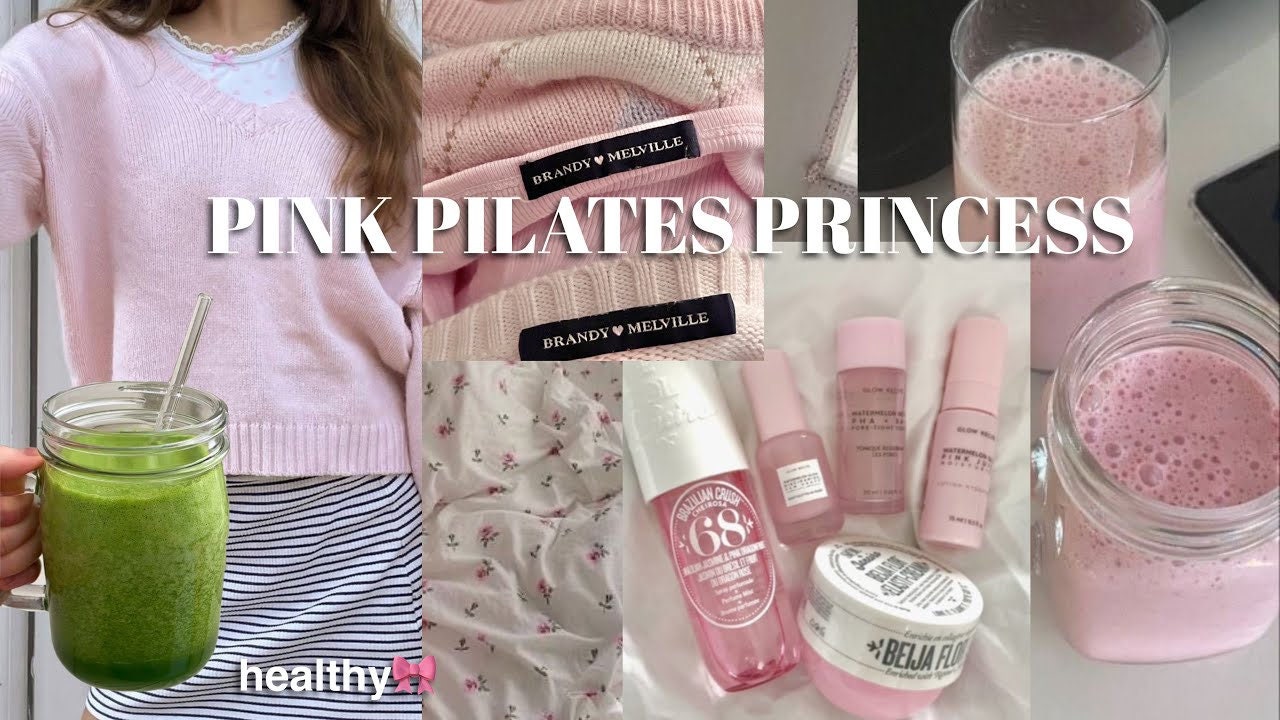 100 Pink Pilates Princess Checklist, Aesthetic Tiktok Lifestyle