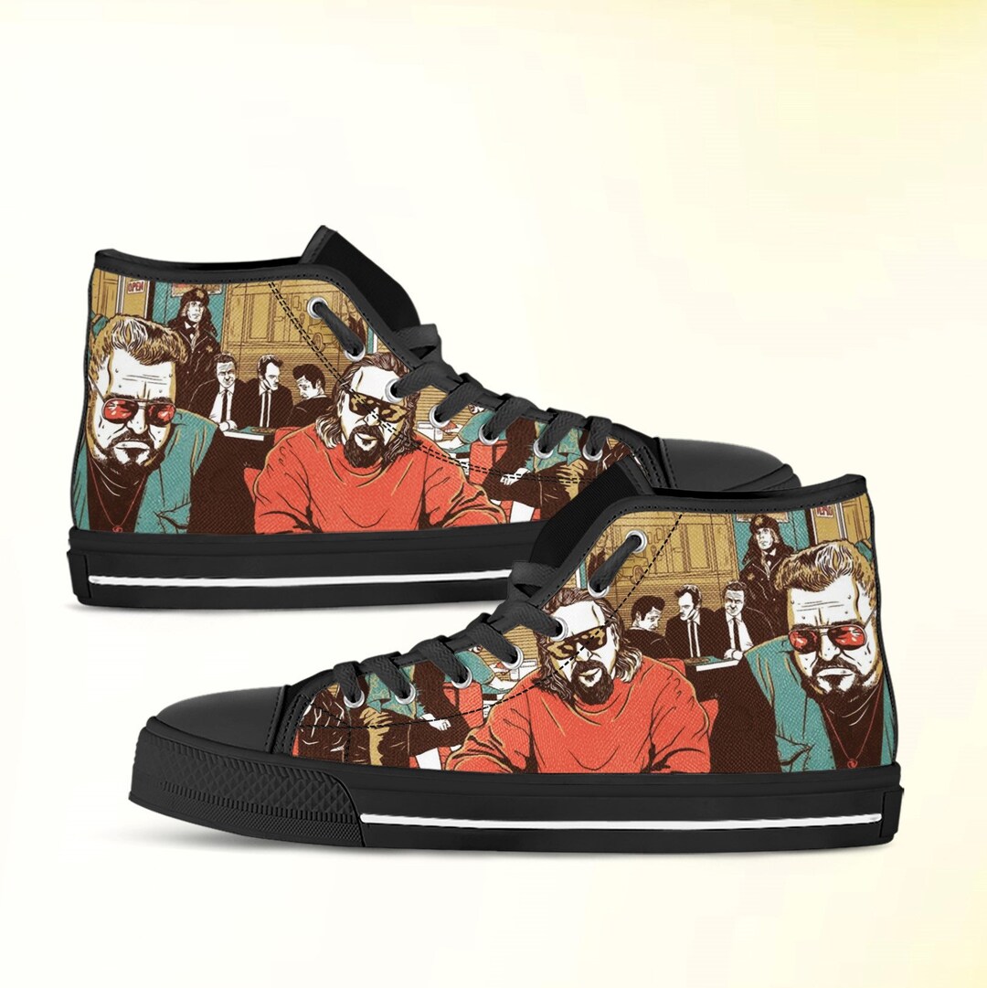 The Big Lebowski Shoes High Top Sneakers. Birthday Gift. Etsy