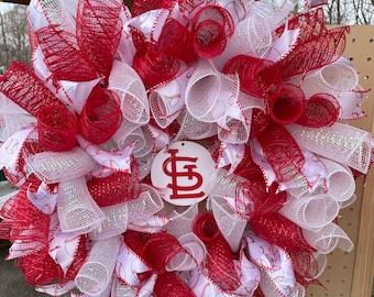 St. Louis Cardinals baseball wreath