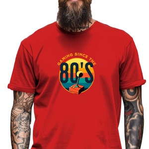 Retro Gamer Shirt, Retro gamer tees, Vintage Gamer shirts, Gamer Tees, Nerdy Gamer shirts, Video Game shirts, 80&#39;s gamer shirts