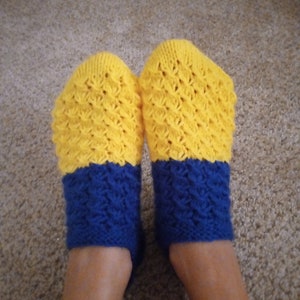Handmade knitted socks slippers warm casual all sized gift Thanksgiving Christmas present