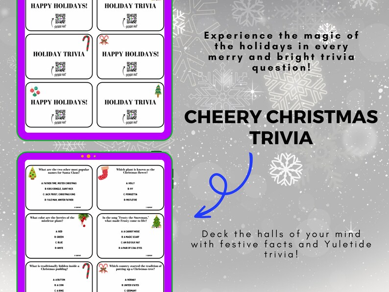 Ultimate Christmas Trivia Game: Festive Fun for Family & Friends Test Your Holiday Knowledge 70 